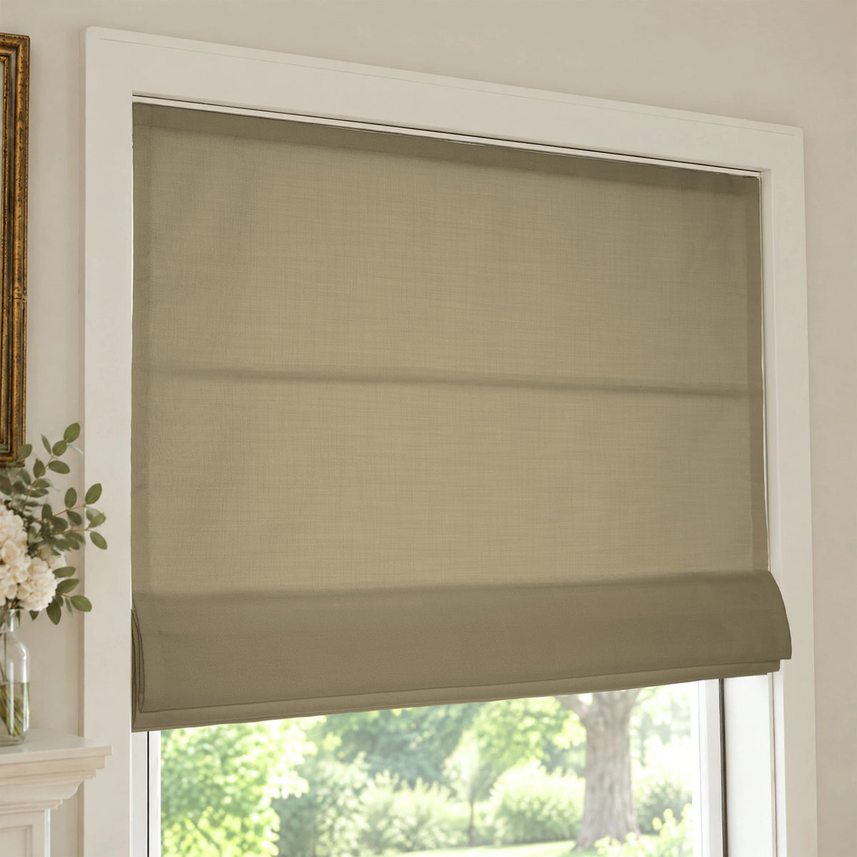 Ilythra Cotton Linen Roman Shades – Soft Textured Elegance