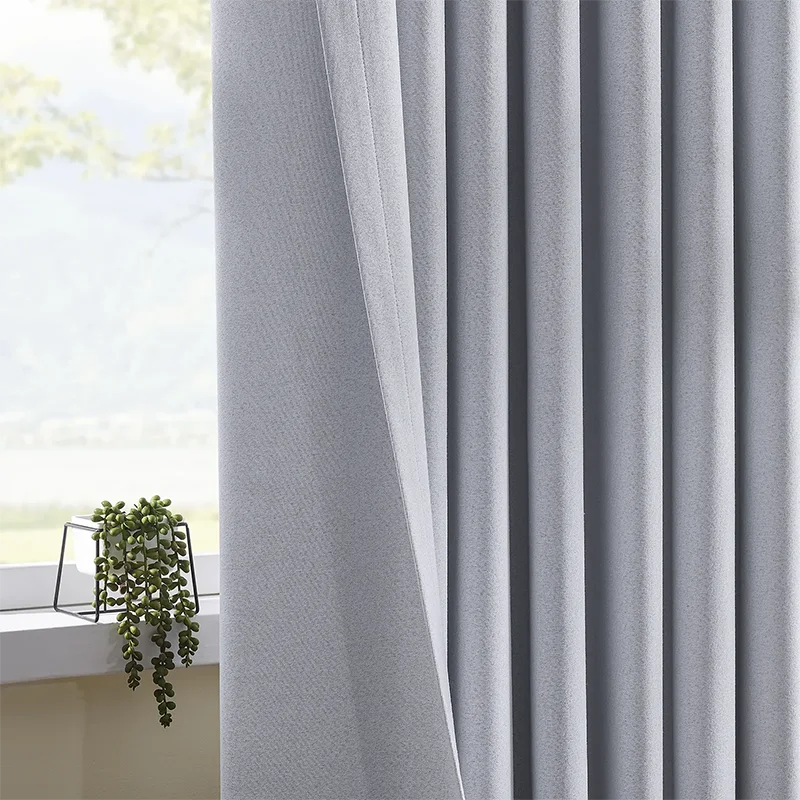 Freshine Isadora Linen-Look Blackout Curtains - Light Blocking Drapes for Living Room and Bedroom