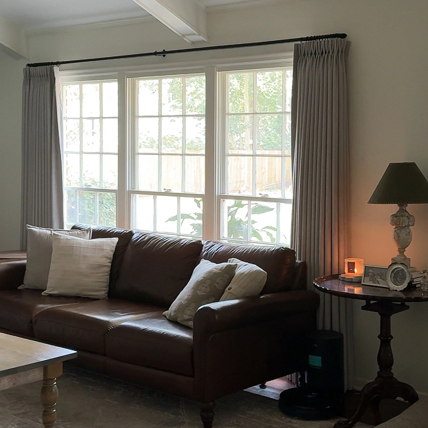 Kaelara Tactile Basketweave Linen-Cotton Blend Curtain – Structural Drapes & Natural Warmth