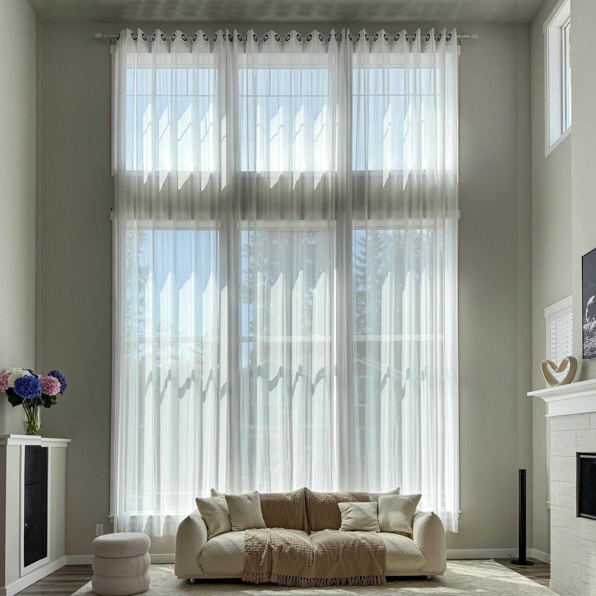Liana Sheer Curtains for Large Windows