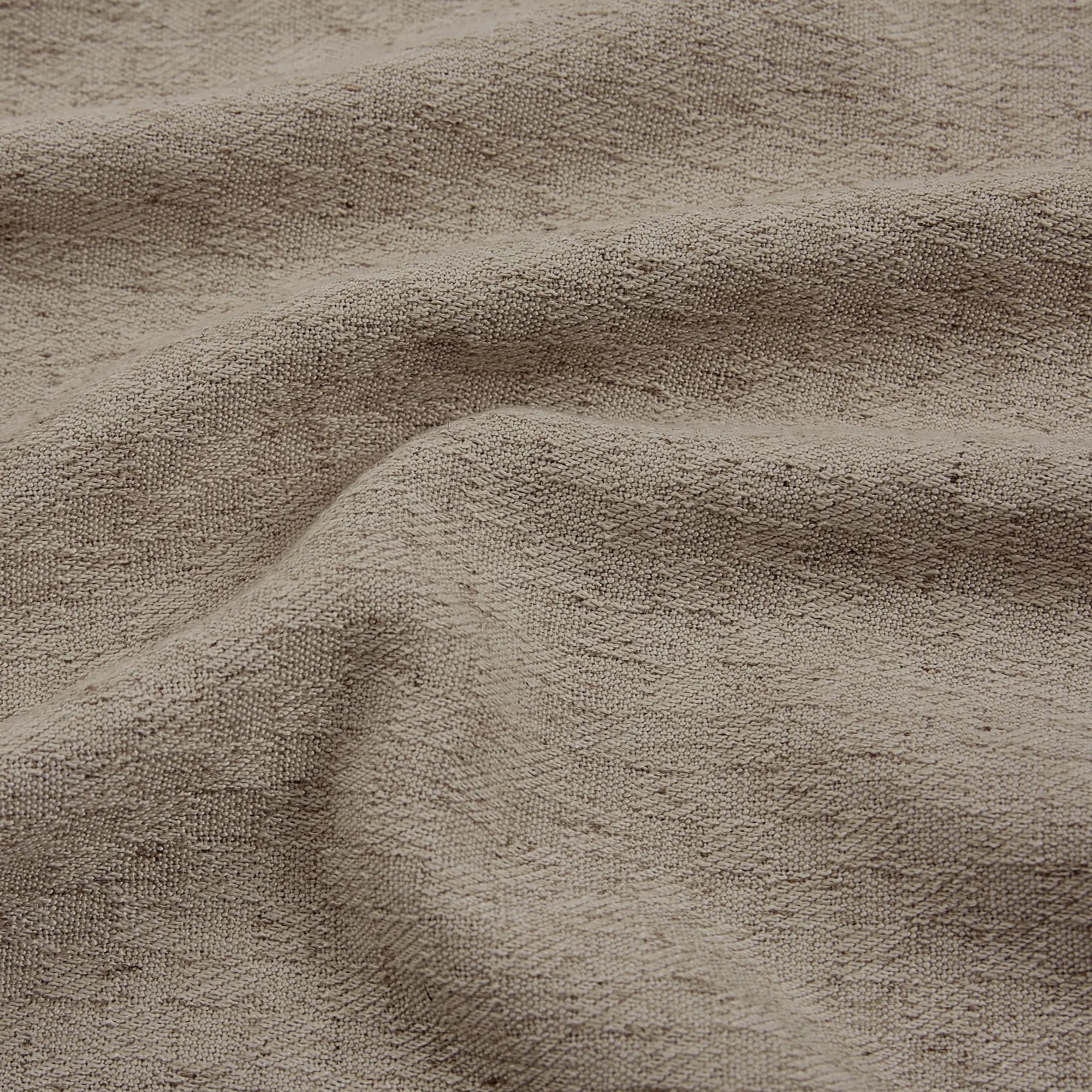 Mirena 958-14 linen cotton blend curtains detail display, natural comfort, luxurious and elegant