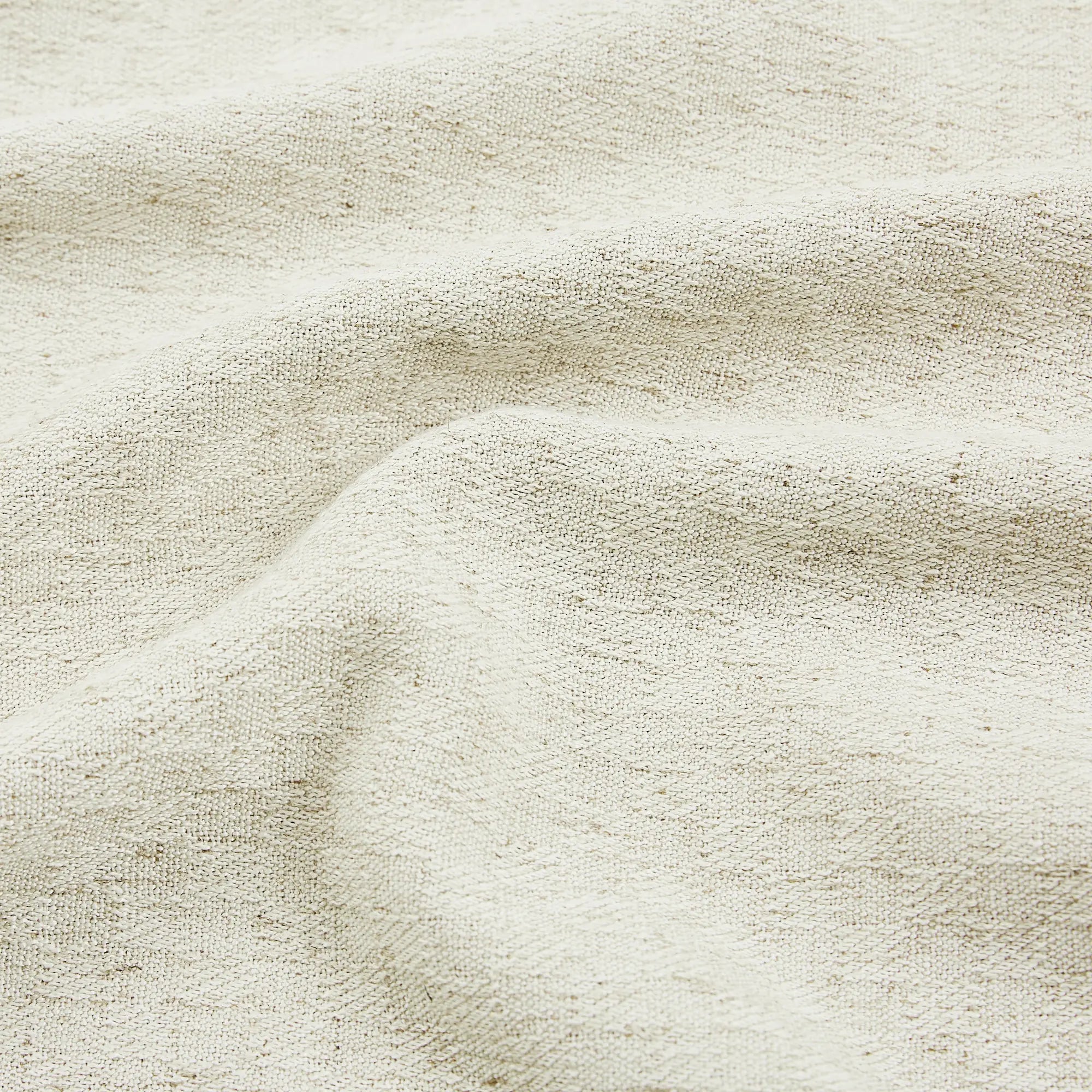 Mirena 958-4 linen-cotton blend curtain, soft light filtering, detail display