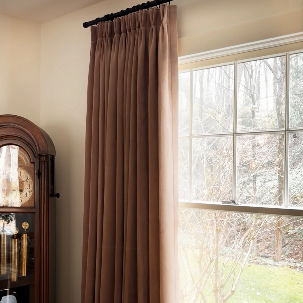 Lyra Velvet-Like Texture Blackout Curtains - Luxurious Drapes for Kids Room