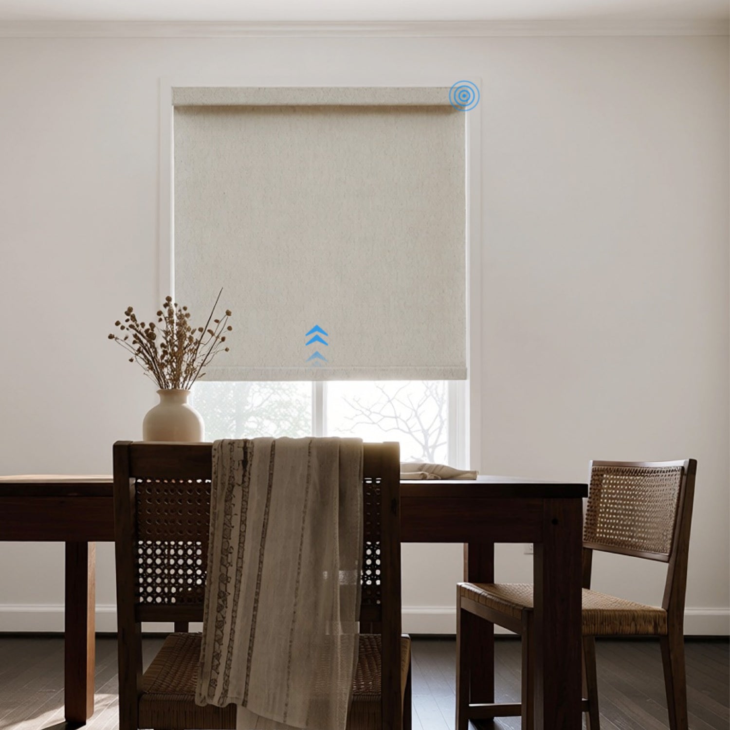 Lysandra Smart Motorized 100% Blackout Roller Shades