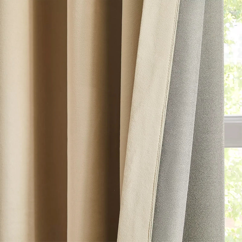 Freshine Marina Soft Blackout Velvet Curtains – Luxurious Light Blocking for Serenity