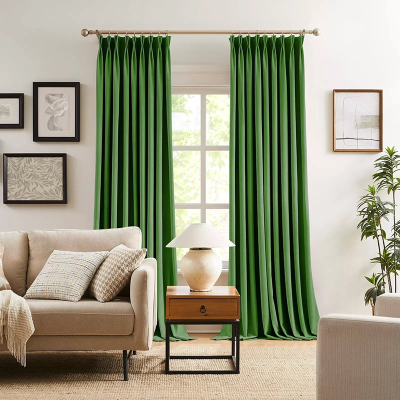 Freshine Marina Soft Blackout Velvet Curtains – Luxurious Light Blocking for Serenity