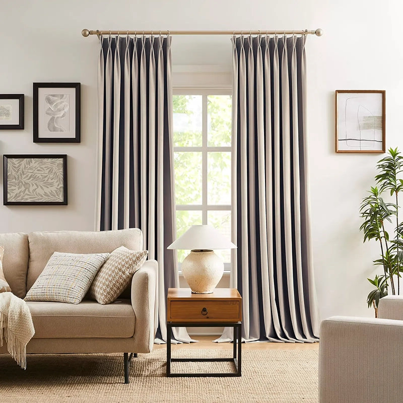 Freshine Marina Soft Blackout Velvet Curtains – Luxurious Light Blocking for Serenity