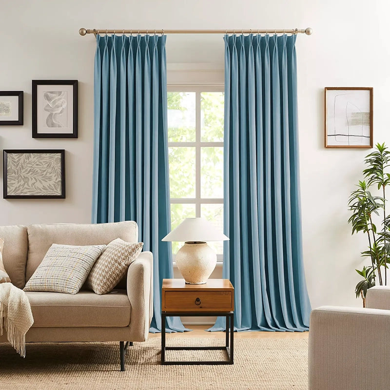 Freshine Marina Soft Blackout Velvet Curtains – Luxurious Light Blocking for Serenity