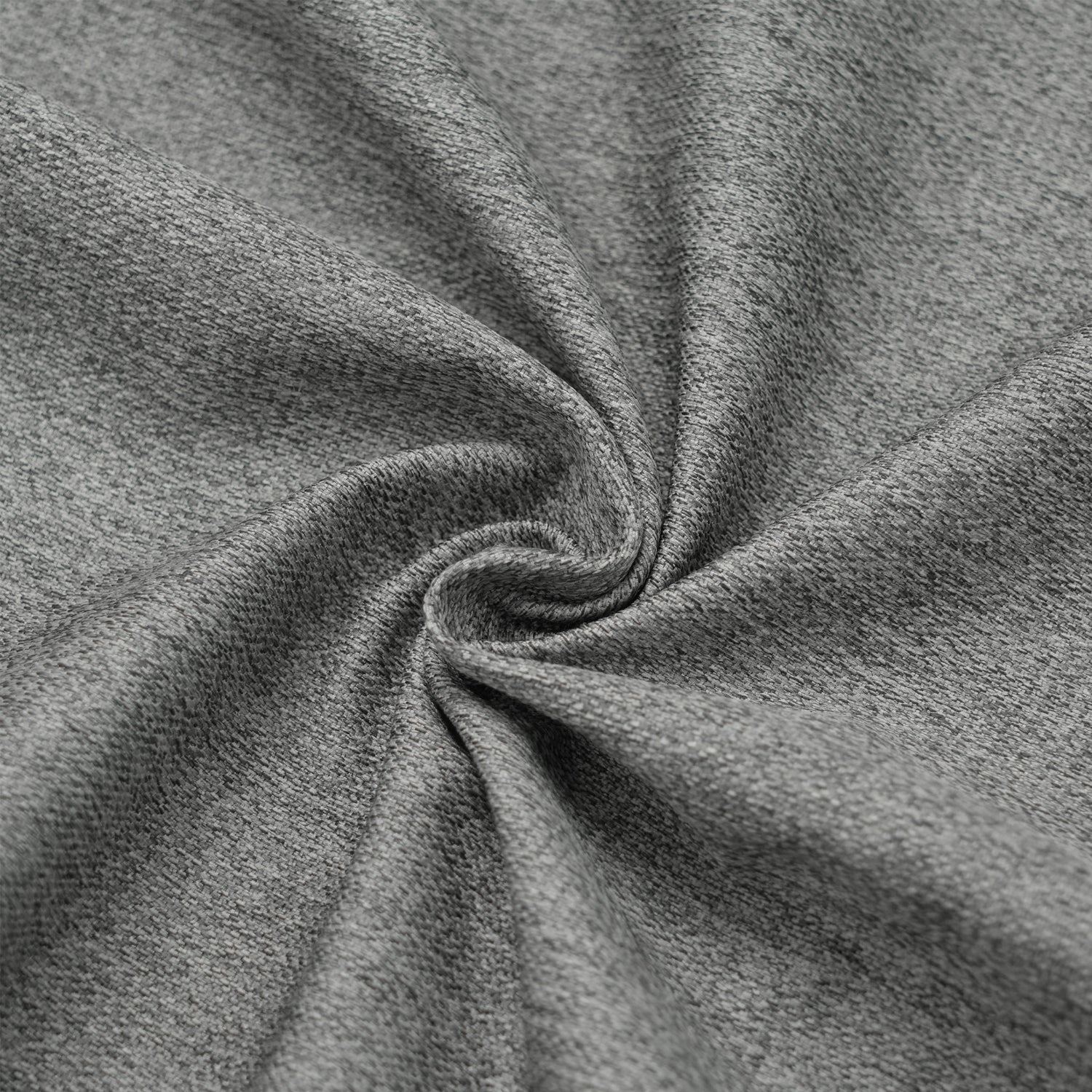 Melioraen Heathered Textured 100% Blackout Curtains