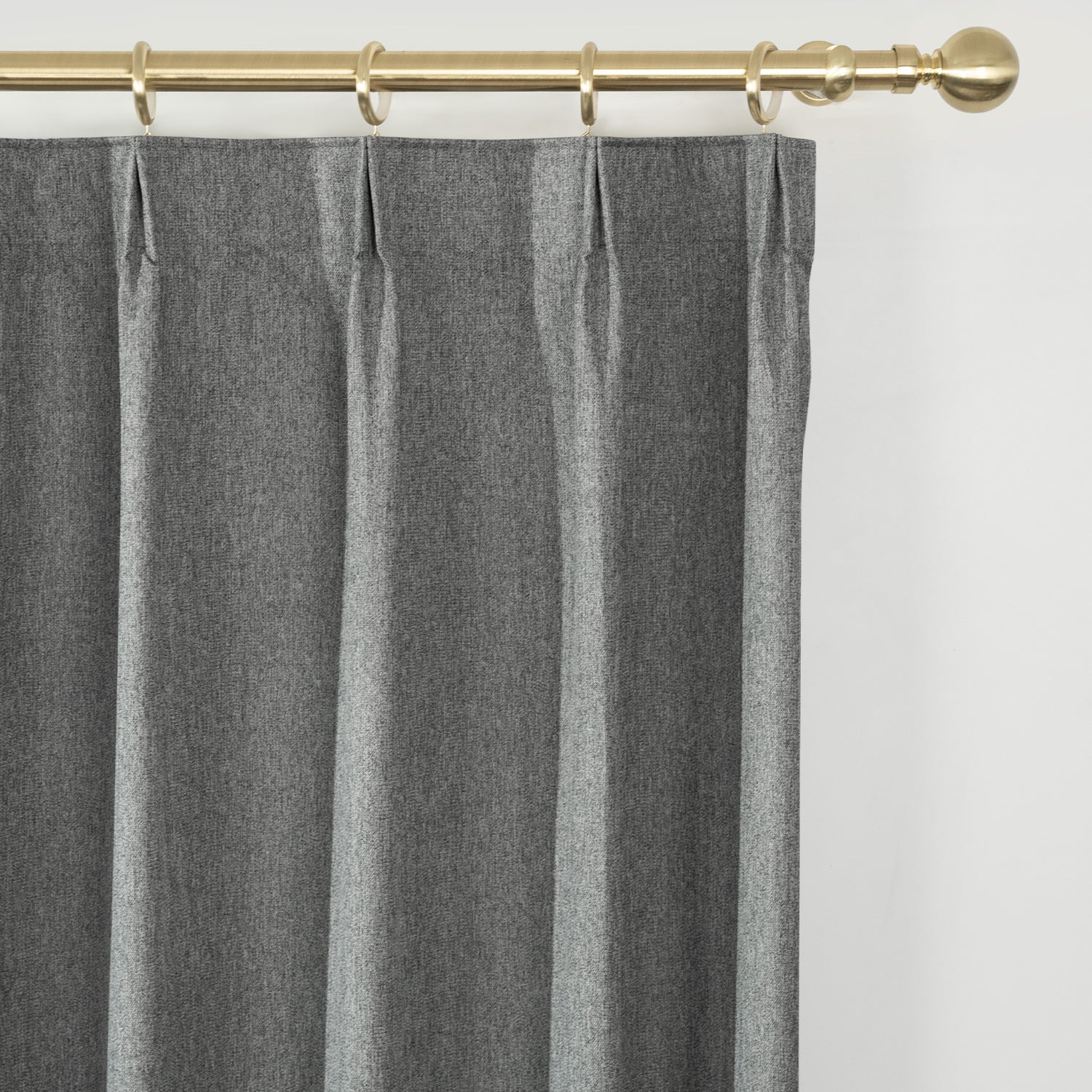 Melioraen Heathered Textured 100% Blackout Curtains