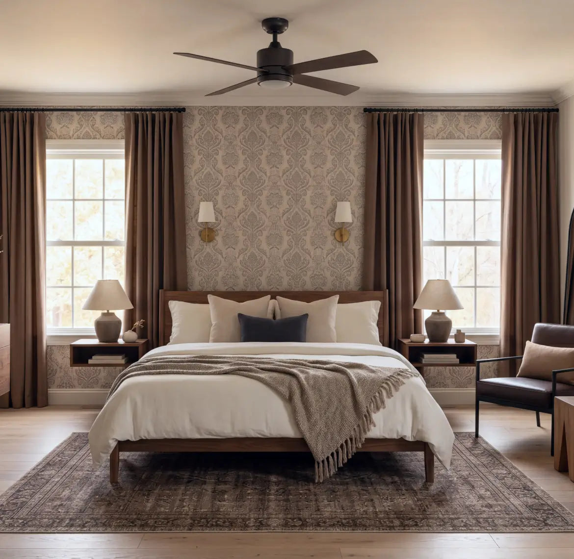 Room darkening curtains for enhanced privacy and light control in any space.