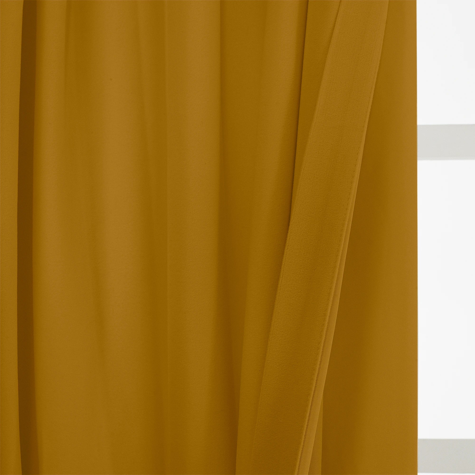 Selene Velvet Curtains for Room Darkening - Luxurious Drapes J803-77_scene_4 showcasing graceful drape effect, soft velvet texture and stylish modern home interior ambiance