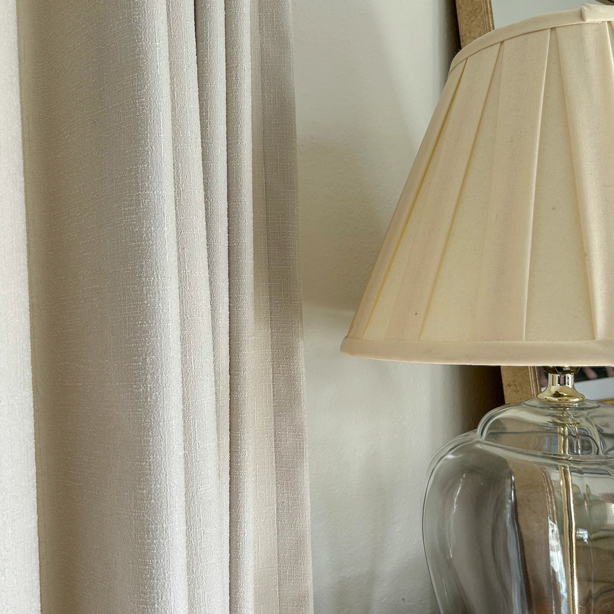 Seraphine Linen Texture Blackout Light Filtering Curtains