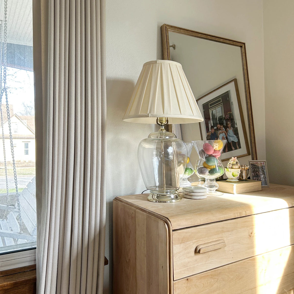 Seraphine Linen Texture Blackout Light Filtering Curtains
