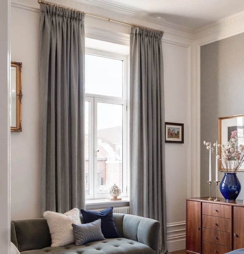 Blackout curtains for complete light control, perfect for bedrooms and nurseries.