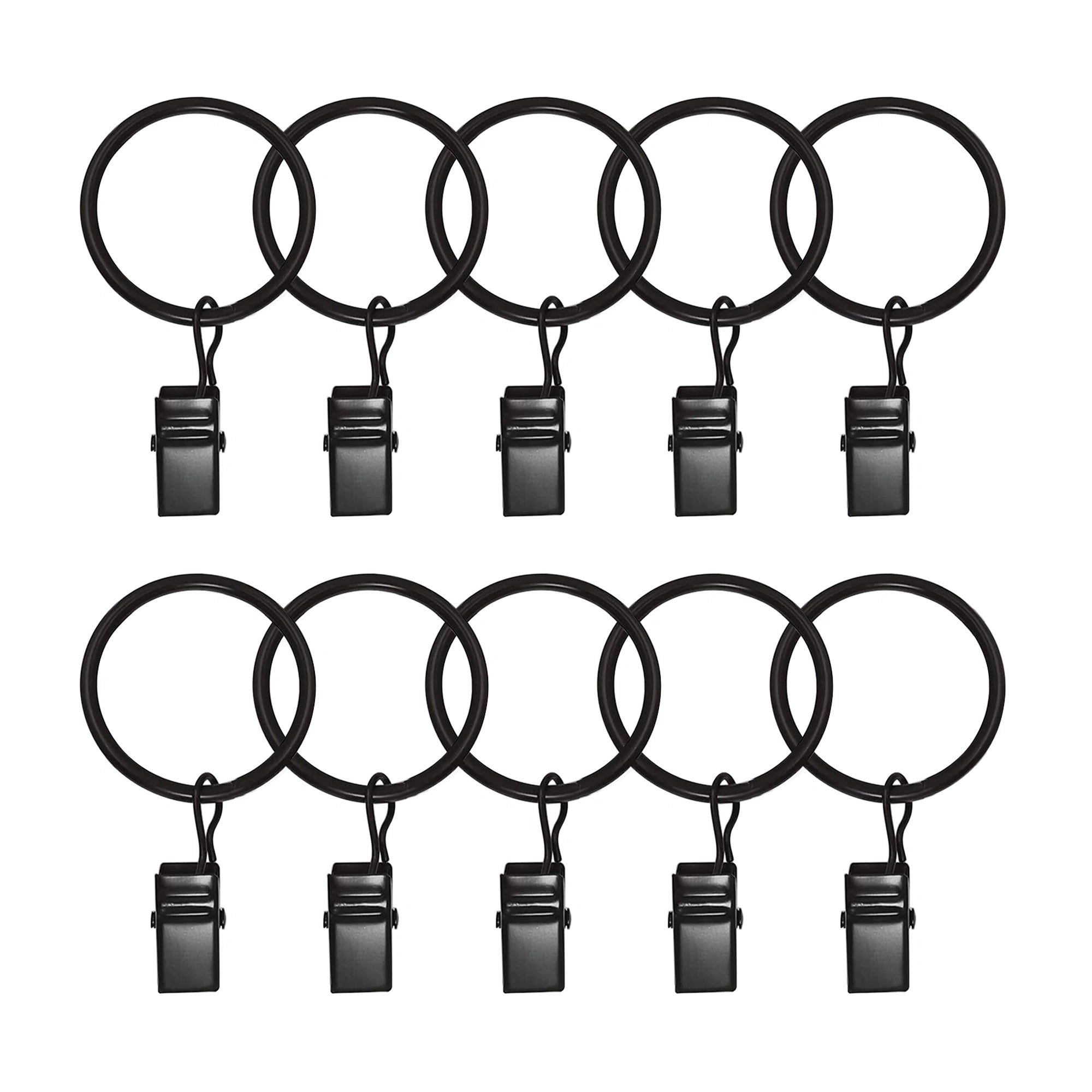 Ellis Curtain Clip Rings, easy installation and smooth curtain hanging