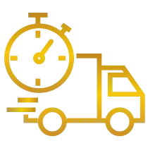 Fast shipping truck icon