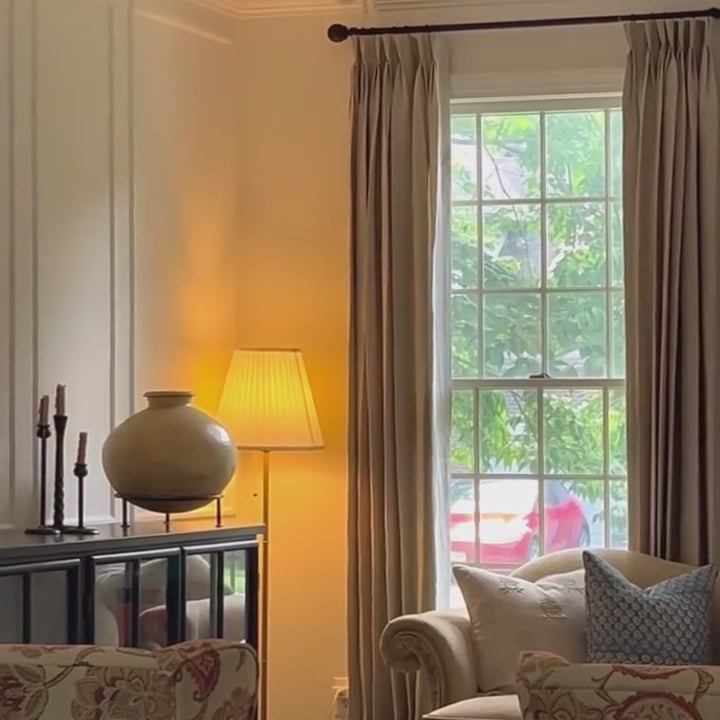 Yvaine 100% French Linen Curtains – Sensitive Skin Friendly