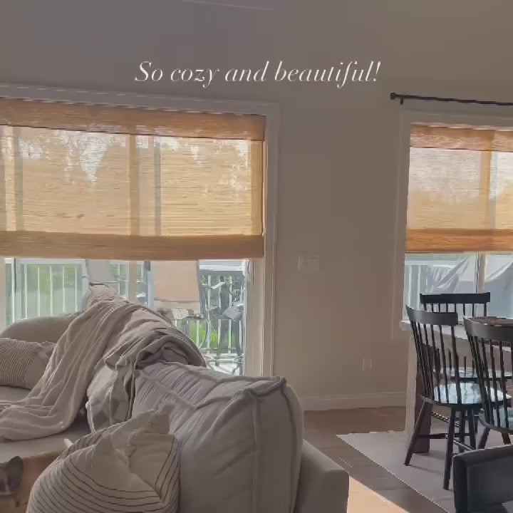 Freshine Vaila Kenaf Bamboo Woven Shade Natural Elegance for Light & Privacy