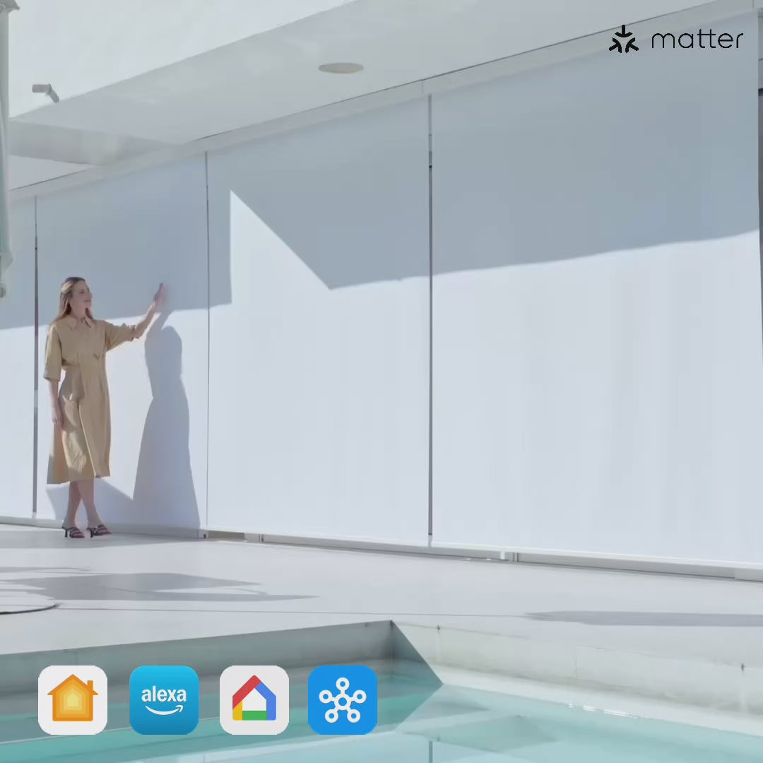 Elyna Smart Motorized 60% Light Filtering Roller Shades