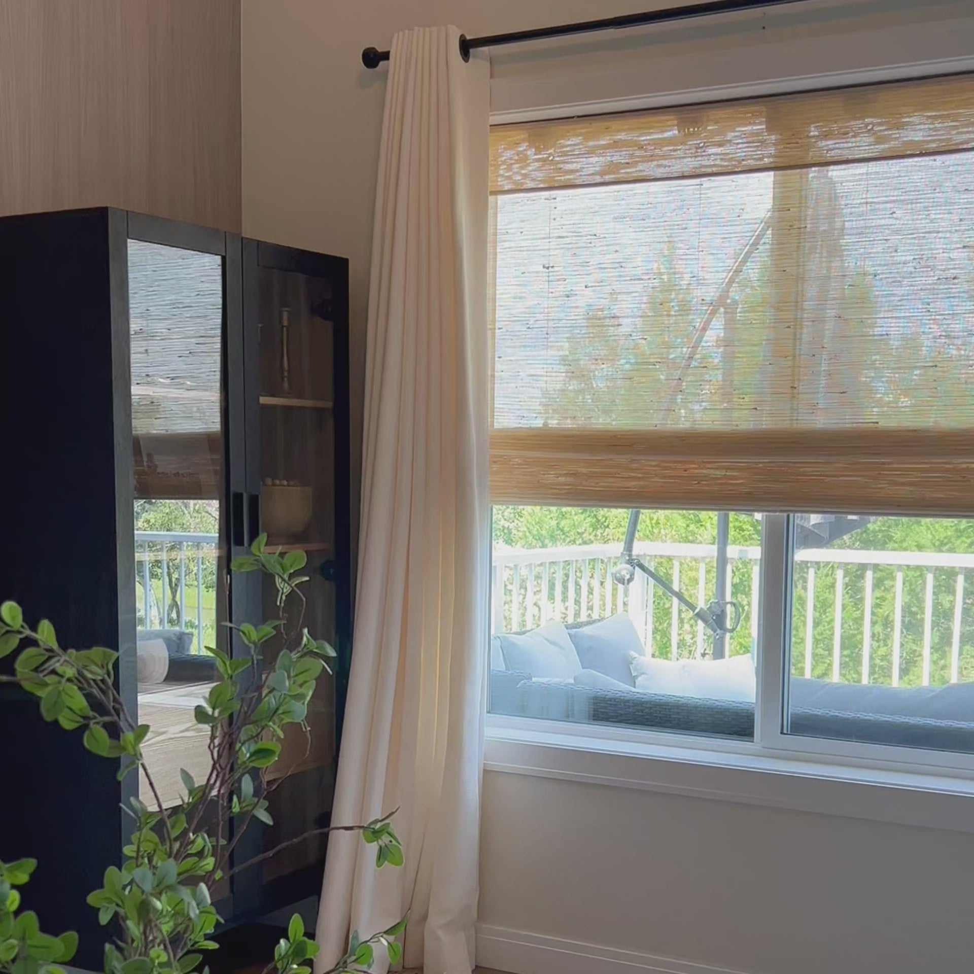 Freshine Vaila Kenaf Bamboo Woven Shade Natural Elegance for Light & Privacy