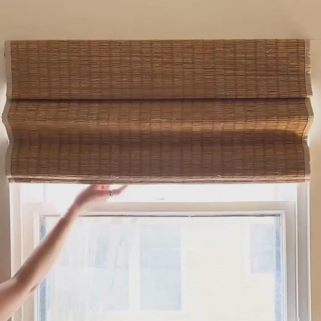 Mirea Natural Jute Bamboo Woven Shade - Eco-friendly & Breathable