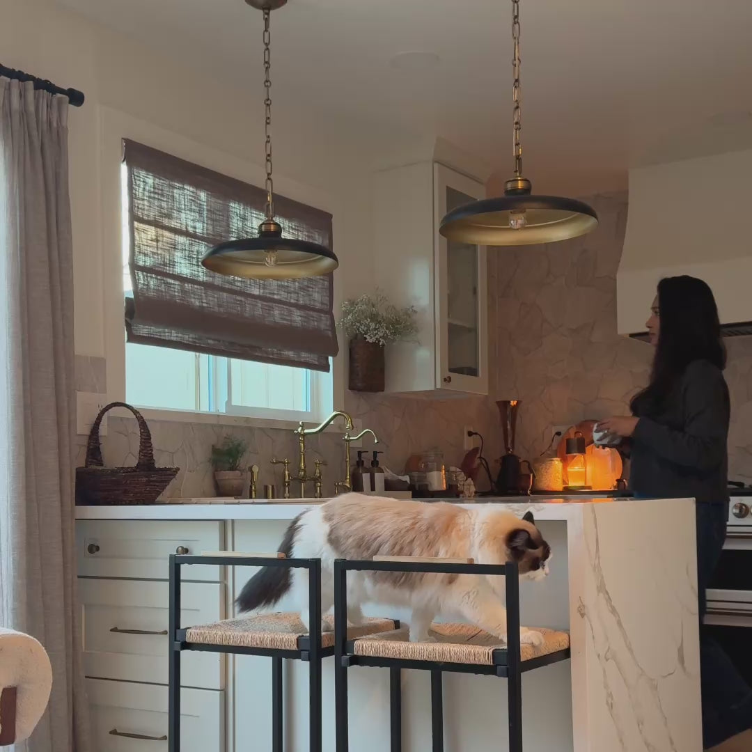 Elara Smart Motorized Linen Roman Shade